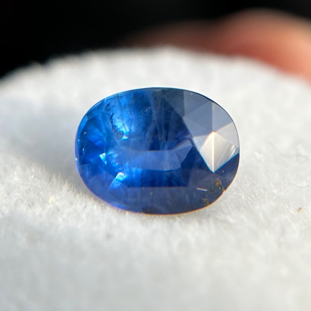 💙 RARE NO HEAT 2.09 ct Royal Blue Sapphire 💙 ICA Certified ✨ 8x6 mm Oval